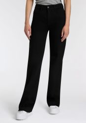 Mac - Wide Jeans Authentic Stretch Denim, für Damen, Schwarz, Größe 36/L34