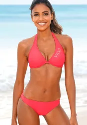 Venice Beach Bügel-Bikini mit kontrastfarbigen Schriftzug