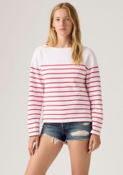 Levi's® - T-Shirt, langarm, für Damen, Zweifarbig Größe S