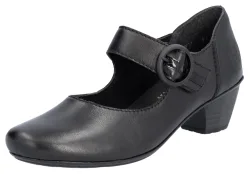 Rieker Spangenpumps, Festtagsschuh, Pumps, Trichterabsatz, mit Klettriemchen