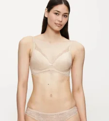 Triumph - Bügelloser BH, unwattiert, für Damen, Beige, Größe 85A
