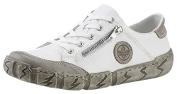 Rieker Sneaker mit Zierreissverschluss, Freizeitschuh, Halbschuh, Schnürschuh