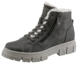TOM TAILOR Schnürboots, mit Zierreissverschluss an der Aussenseite