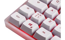 DELTACO TKL Gaming Keyboard membrane GAM-158-W RGB CH-Layout, White
