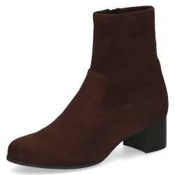 Caprice Stiefelette, Blockabsatz, Businessschuh mit praktischem Innenreissverschluss