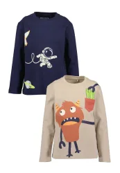 Blue Seven Langarmshirt Packung, 2 Baumwolle