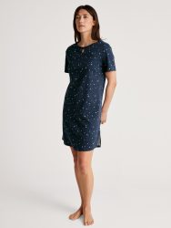 Calida - Nachthemd, für Damen, Dunkelblau, Größe S
