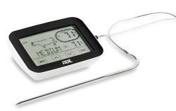 ADE BBQ 1408 Küchen-Thermometer Alarm Hackfleisch, Huhn, Braten, °C /°F-Anzeige, Geflügel, Kalb, Lamm, Pute, Rind,