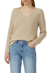s.Oliver Strickpullover mit V-Ausschnitt