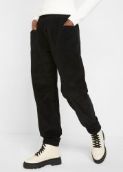 bonprix Cordhose aus Baumwoll-Mix, mit grossen Eingrifftaschen, lockere Passform