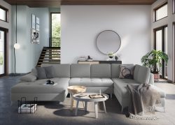 sit&more Wohnlandschaft, mit Mega-Recamiere, wahlweise mit Bettfunktion und Bettkasten