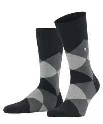 Burlington - socken clyde, für Herren, Schwarz, Größe 46-50