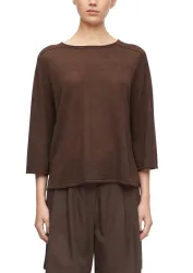 Comma - Strickpullover, für Damen, Braun Größe 38