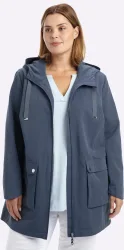 Sheego Langjacke mit Kapuze