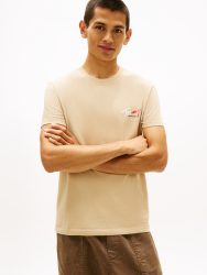 Tommy Jeans - T-Shirt, für Herren, Beige, Größe M