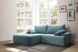 exxpo - sofa fashion Ecksofa, mit Federkern, inklusive Bettfunktion und Bettkasten in verschiedenen Cord-Farben