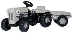 rolly®toys rollykid Little Grey Fergie mit rollyKid Trailer 014941 - grau