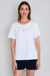 JOOP! - T-Shirt  1er Pack Bequem sitzend-Cosy, für Damen, Weiss, Größe M