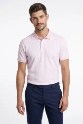 MARVELIS Poloshirt meliert, leicht tailliert