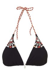 Bikini-top Crico-tomales Unisex Schwarz L
