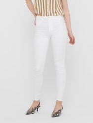 Only - Jeans, High Rise Skinny Fit, für Damen, Weiss, Größe XL
