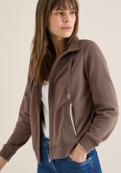 Cecil Sweatjacke mit Stehkragen und Reissverschluss