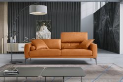 Egoitaliano 2,5-Sitzer »Masu«, inkl. 2 Kissenrollen, Rückenelemente manuell verstellbar, mit Metallfüssen