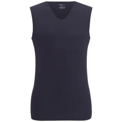 ISA bodywear - T-Shirt, Body Fit, ärmellos, für Herren, Dunkelblau, Größe S