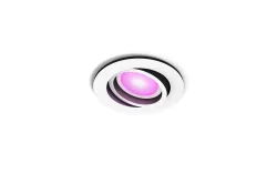 Einbauspot Centura Philips Hue Kunststoff weiss Ø 9cm - LED - Lichtfarbe: Warmweiss - Kaltes Tagesweiss - Einbaustrahler- LED Energiesparlampe