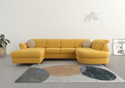 sit&more Wohnlandschaft, wahlweise mit Bettfunktion, Bettkasten und Kopf- und Armteilverstellung