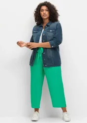 Sheego Jeansjacke ohne Kapuze
