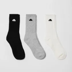 Ellesse - Socken  3er Pack Bequem sitzend-ALACRE Crew Socks, für Damen, Mediumgrau, Größe 37-41