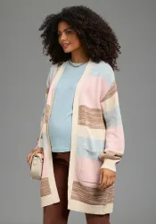 Neun Monate Umstandsstrickjacke 