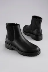 Aniston SHOES Chelseaboots Stiefelette, Blockabsatz, mit breitem Stretch