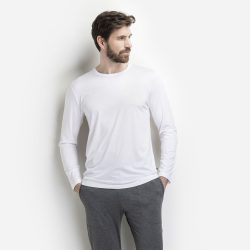 ISA bodywear - Shirt, langarm, für Herren, Weiss, Größe M