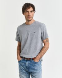Gant - T-Shirt, für Herren, Hellgrau, Größe XL