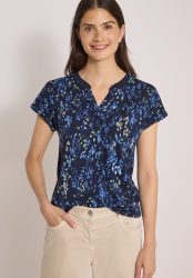 Cecil Kurzarmshirt Sommershirt mit grafischem Muster