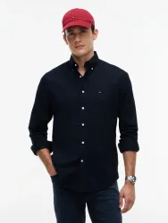 Tommy Hilfiger - Hemd, langarm, für Herren, Dunkelblau, Größe XL