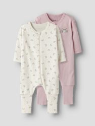 Name It - Body, 2er-Pack, 74, Lila