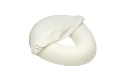 Sissel Sit Ring oval Frottee, 13.5x45cm, weiss (1 Stk)