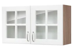 wiho Küchen Glashängeschrank 