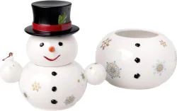 Villeroy & Boch - Schneemann Dose Christmas Toys Memory, One Size, Weiss
