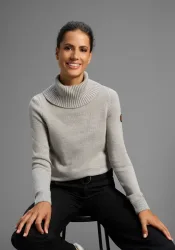 KangaROOS Rollkragenpullover mit Schalkragen, Langarm, Warm & Kuschelig