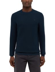 Mustang - Strickpullover  Bequem sitzend-Style Elliot, für Herren, Nachtblau, Größe S