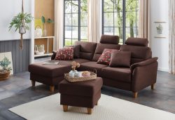 Home affaire Ecksofa »Palmera«, Federkern, wahlweise mit Bettfunktion und mit/ohne Bettkasten