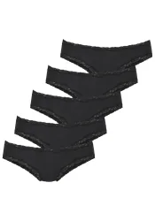 Vivance Brasilslip 5er-Pack, aus elastischer Baumwolle