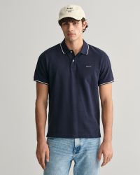 Gant - Poloshirt, kurzarm, für Herren, Marine, Größe 3XL