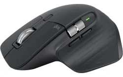 Logitech MX Master 3S Business Maus, kabellos, 8000 dpi, für Rechtshänder, 10 m Reichweite, Quiet-Click, graphit