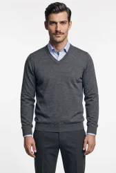 MARVELIS V-Ausschnitt-Pullover