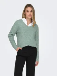 ONLY V-Ausschnitt-Pullover 